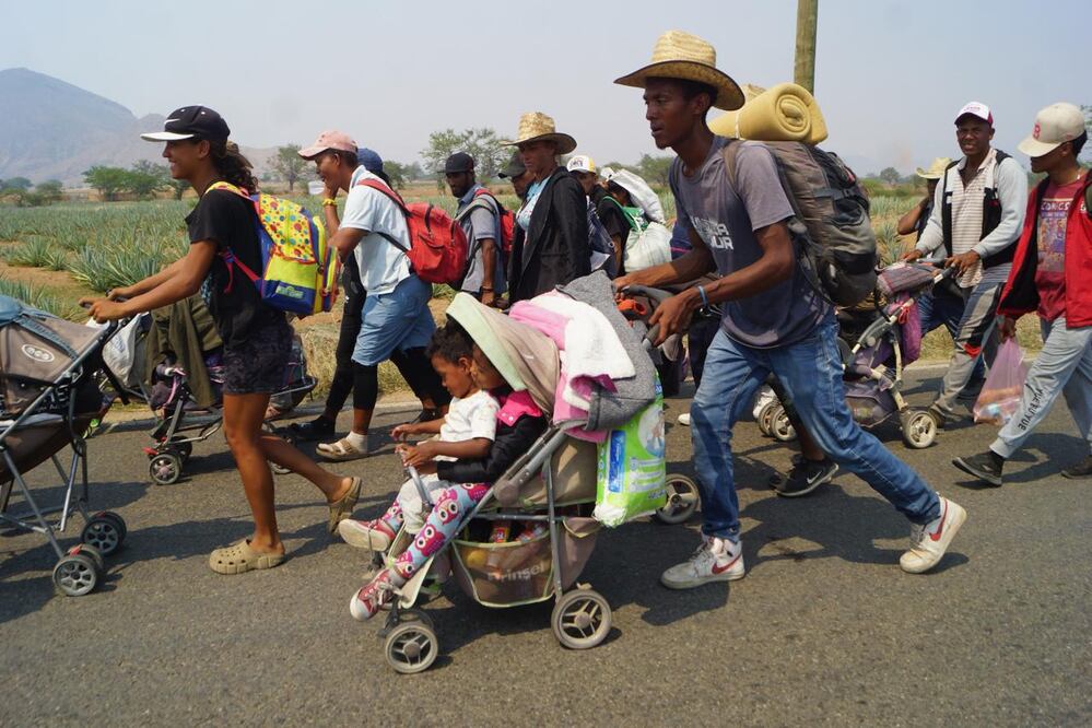 Más de 13 millones de personas migrantes de 180 países han cruzado por México durante sexenio de AMLO. Foto: Edwin Hernández