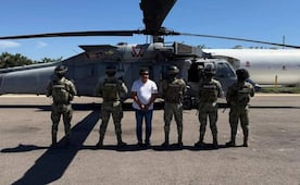 Difunden video de la detención de "El Jardinero" en Nayarit; se le observa salir de un conducto de desagüe