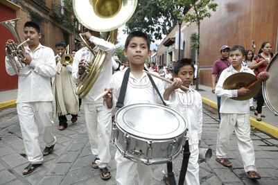 Celebra Ayutla Mixe 50 años en Guelaguetza, en la capital de Oaxaca