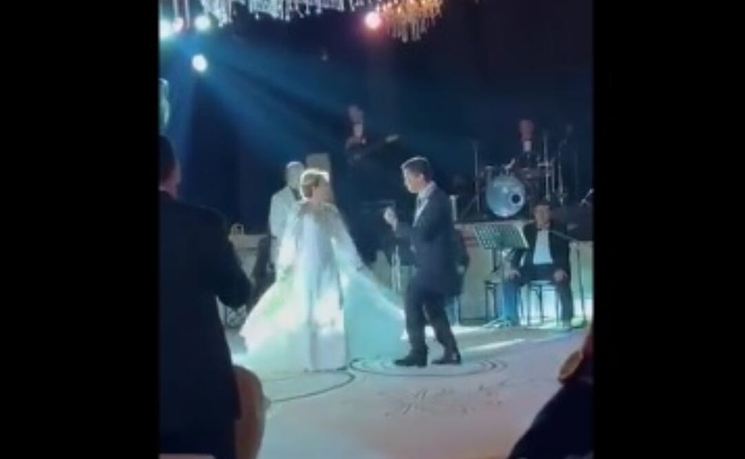 Así fue el baile nupcial de Elba Esther Gordillo y su esposo Luis Antonio Lagunas 