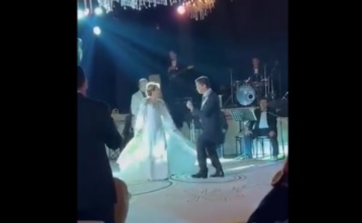 Así fue el baile nupcial de Elba Esther Gordillo y su esposo Luis Antonio Lagunas