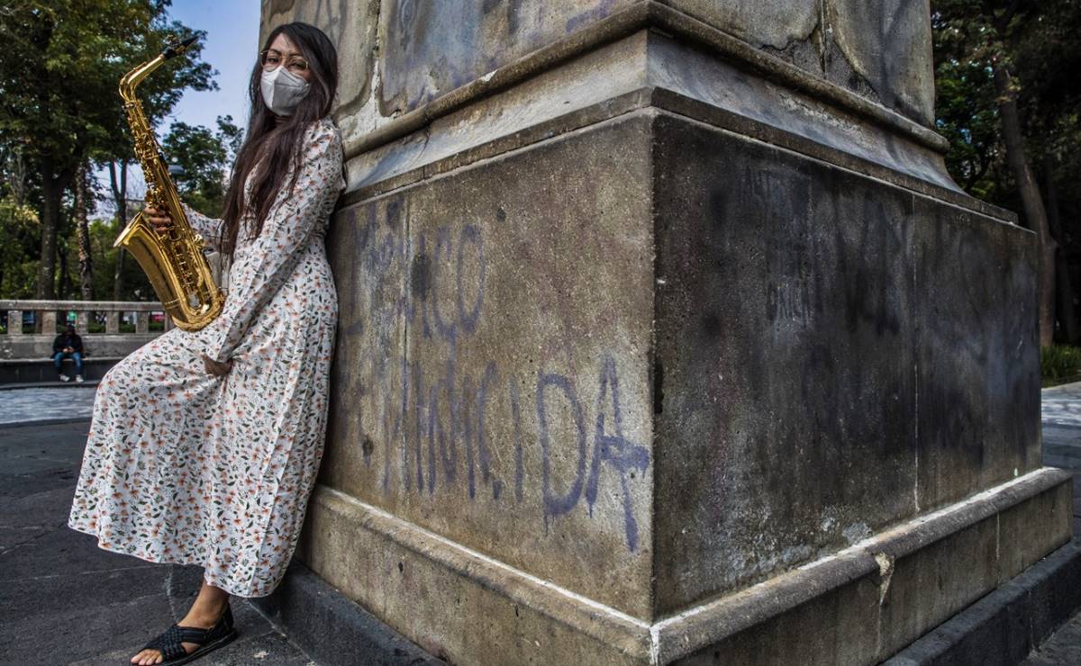Artivismo: María Elena Ríos, la música y el saxofón como vía para exigir justicia