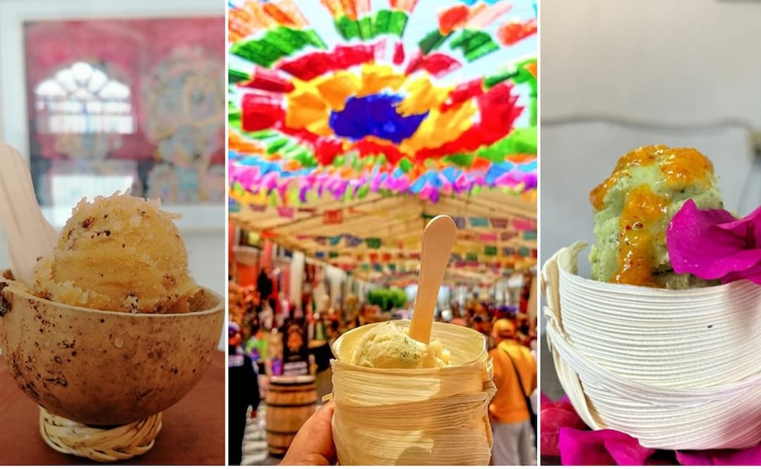 Nieves artesanales La Zapoteca en Oaxaca. Foto: Fb@La Zapoteca nieves artesanales