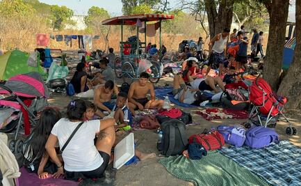 Arriba a Oaxaca caravana con unos 400 migrantes; Niltepec los recibe con ayuda humanitaria