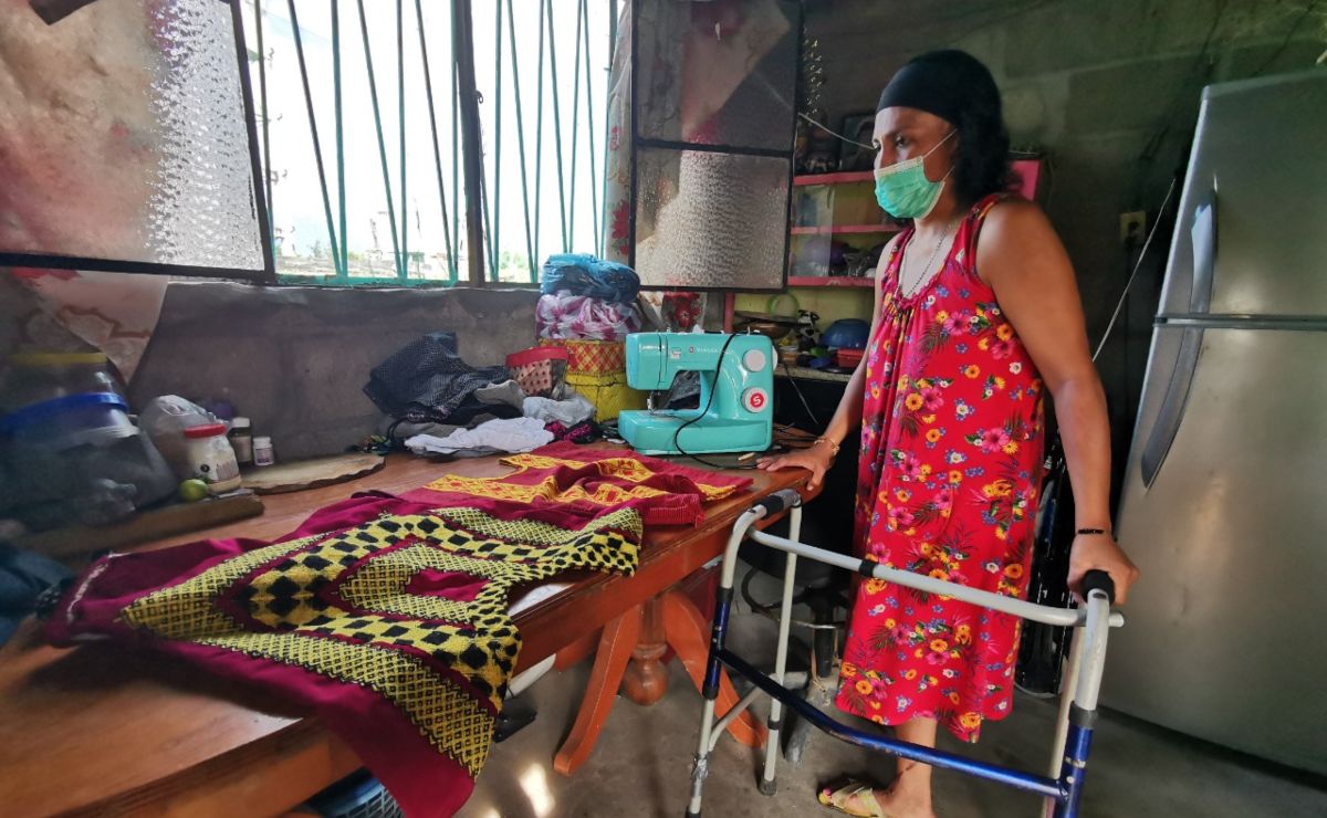 Yo fui la que perdió una pierna, reclama artesana de Oaxaca; le cobran 58 mil tras ser atropellada