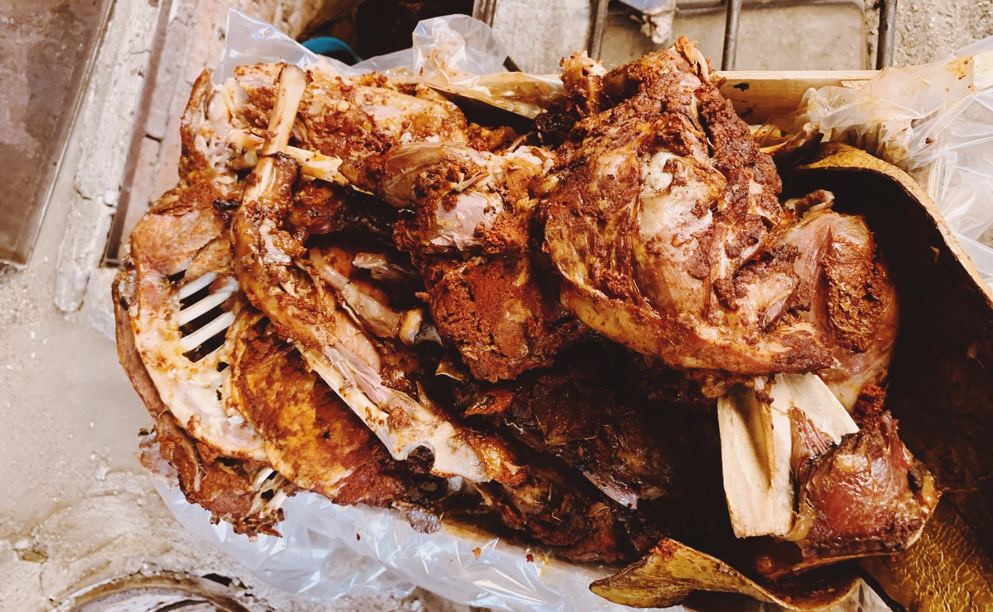 Foto: Facebook Barbacoa del horno al plato Oaxaca.