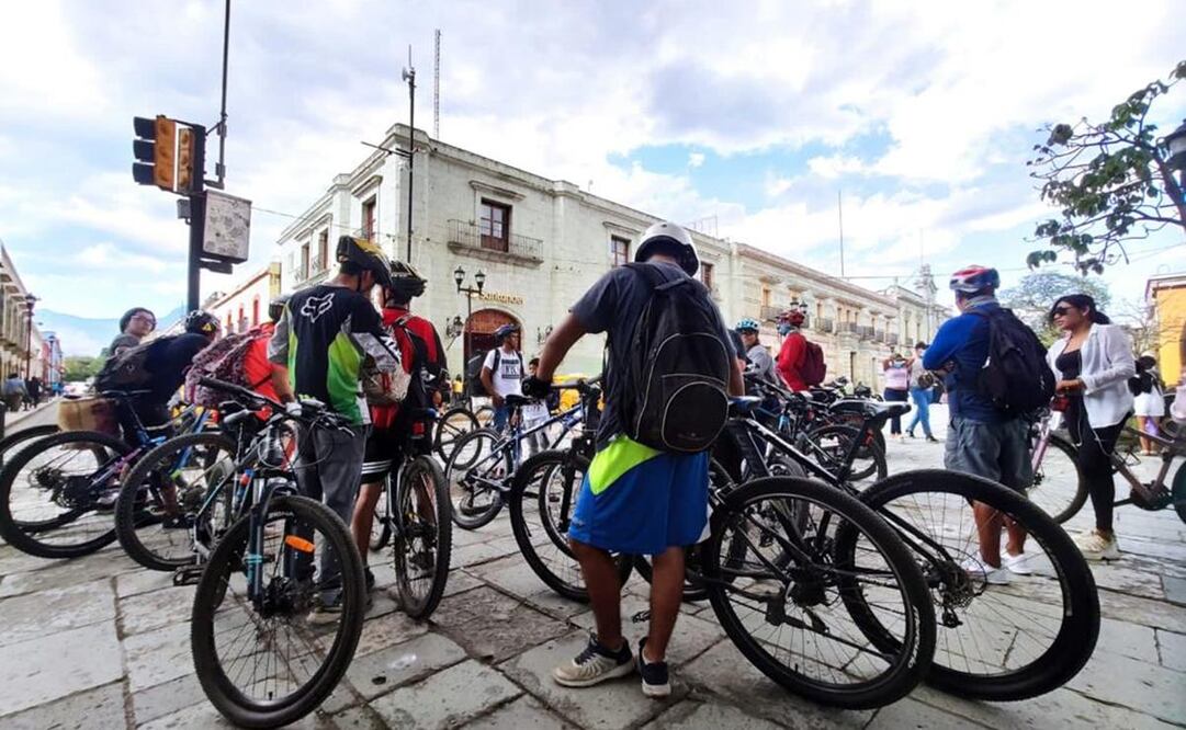 Anuncian primer conteo de ciclistas en la ciudad de Oaxaca y municipios conurbados; buscan definir perfil. Foto: Mario Arturo Martínez