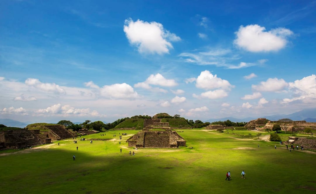 Zona Arqueológica de Monte Albán en Oaxaca. Foto: Secretaría de Cultura/INAH