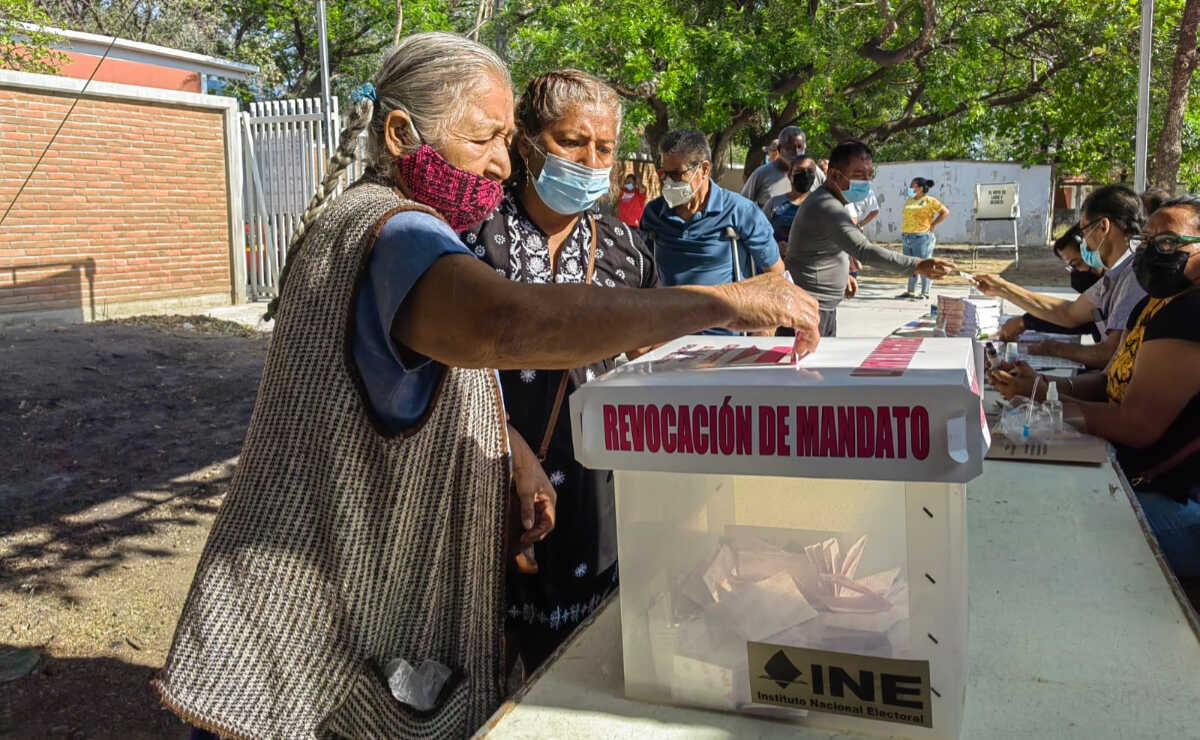 Aquí puedes consultar tu casilla en Oaxaca para participar en el ejercicio de Revocación de Mandato