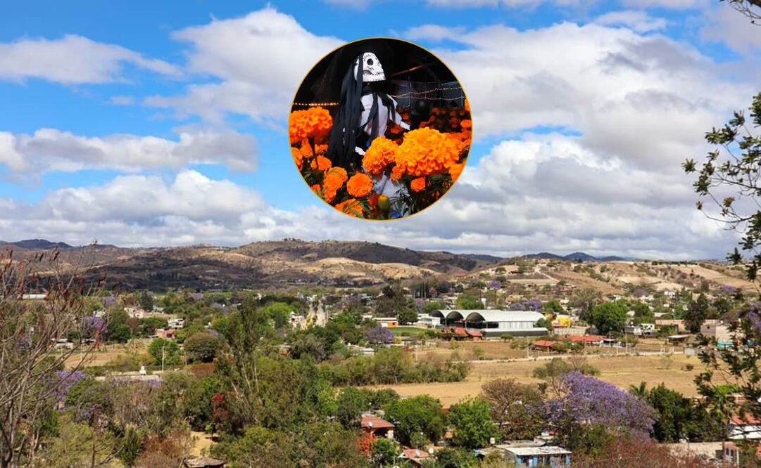 ¡La muerte es un reencuentro en Oaxaca! Vive el Día de Muertos con un campo de cempasúchil iluminado, verbenas y la mágica Muerteada. Fotos: Instagram anel_sc y alberto.torres2023