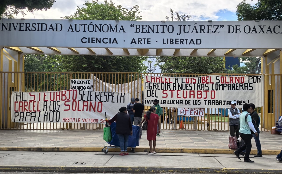 Sindicato de trabajadores de la UABJO libera Ciudad Universitaria, tras llegar a acuerdos con Rectoría