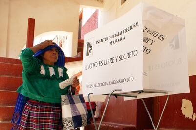 En 2017, 132 mujeres fueron electas en municipios que se rigen por sistemas normativos indígenas