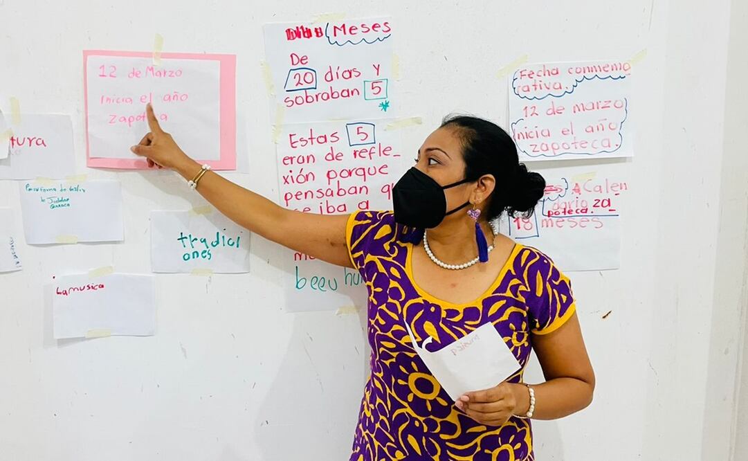En Juchitán, se busca preservar entre las y los niños la celebración del Año Nuevo Zapoteca que inicia este 12 de marzo, según el antiguo calendario. Foto: Roselia Chaca