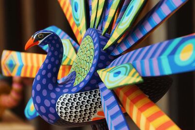 Muestran arte oaxaqueño "De madera y color"