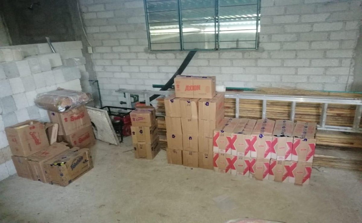 Tras múltiples asaltos a transportistas, asegura Fiscalía media tonelada de mercancía