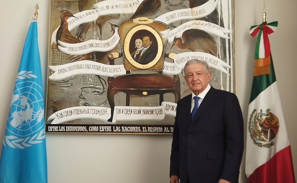 Para honrar legado de Juárez, Gobierno de Oaxaca dona a la ONU cuadro de artista oaxaqueño