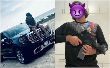 Fotos de hijo del titular de la PABIC en Oaxaca con autos de lujo y arma de uso exclusivo del Ejército causan polémica