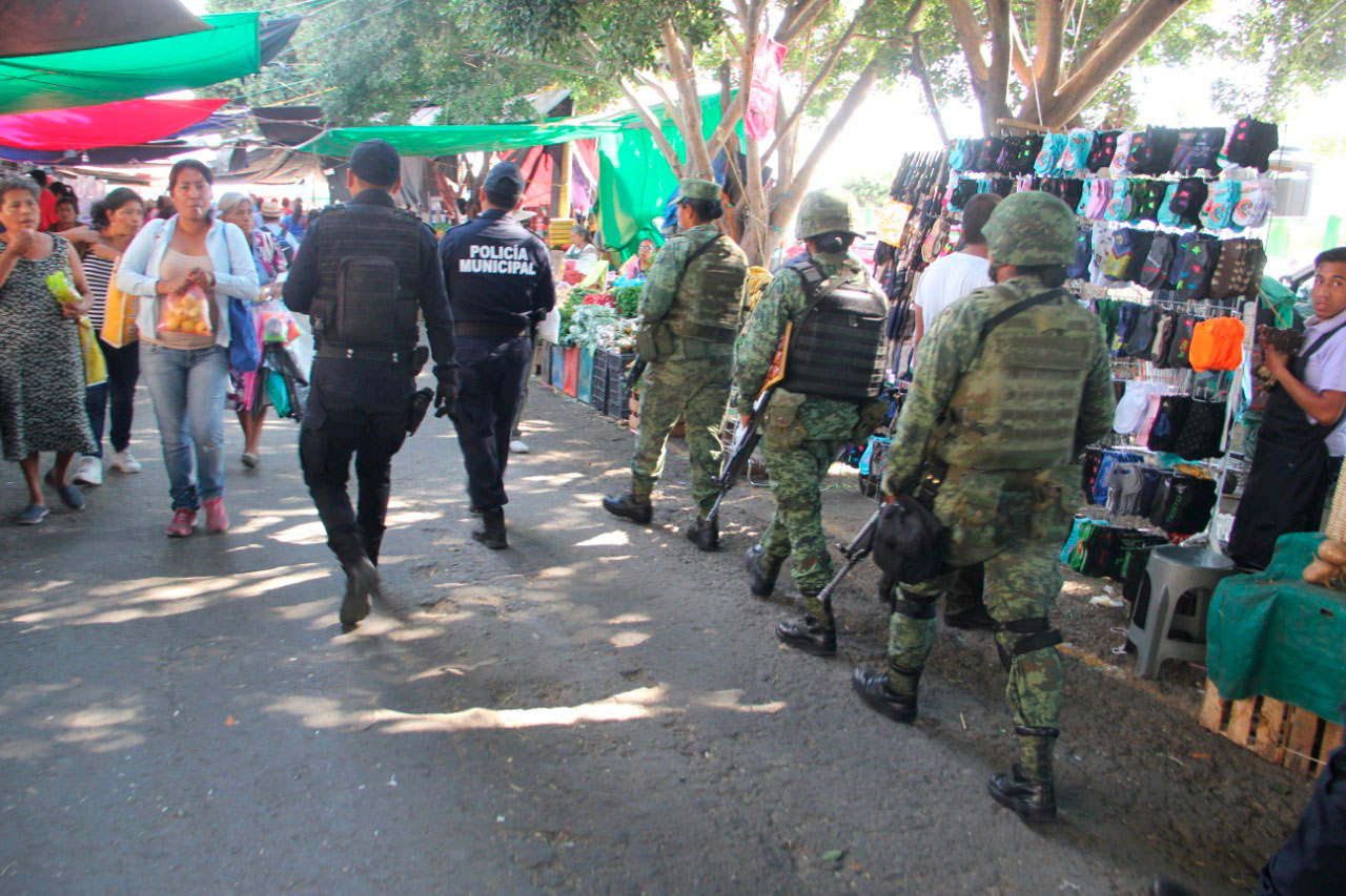 Revisan de nuevo Ejército y Policía Municipal la Central de Abasto