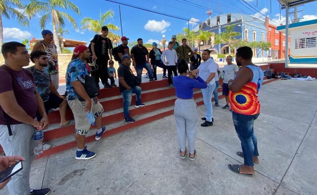 Clama Istmo de Oaxaca por ayuda del DIF para atender a población migrante que llega a Tapanatepec. Foto: Especial