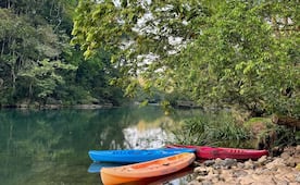Aguas cristalinas en Matías Romero, un paraíso del Istmo para nadar y practicar kayak