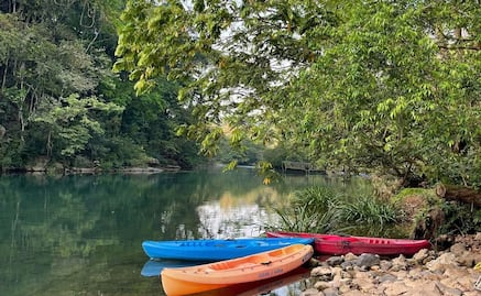 Aguas cristalinas en Matías Romero, un paraíso del Istmo para nadar y practicar kayak