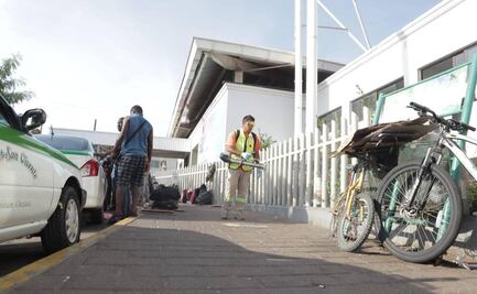 Inician limpieza en puntos de Juchitán donde se aglomeran cientos de migrantes que cruzan por Oaxaca