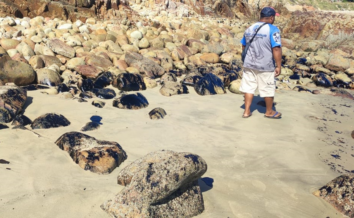Se registra nuevo derrame de hidrocarburo en Salina Cruz, Oaxaca; hay una bahía contaminada. Fotos: Cortesía