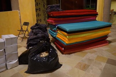 Albergue provisional de Huajuapan atiende a pocos damnificados