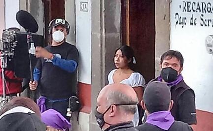 Inicia Yalitza Aparicio rodaje de su segunda película como protagonista en Tlalpujahua, Michoacán