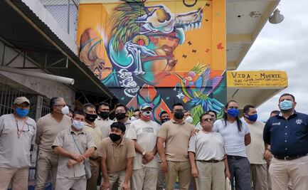 Celebra Gráfica Siqueiros tres años como ventana de libertad y talento para internos de Ixcotel