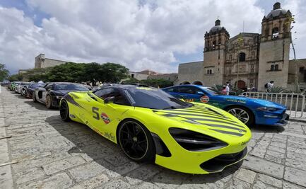 En medio de pandemia, exóticos autos del Bash Road Tour 2020 impresionan a oaxaqueños