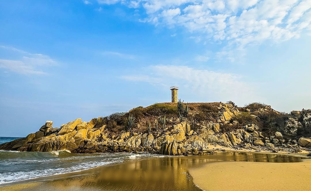 Playa Boca Vieja en Huatulco, Oaxaca. Foto: FB@Oaxaca de mis Amores
