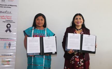 Firman IOAM y Sepia convenio para promover derechos de migrantes indígenas de Oaxaca