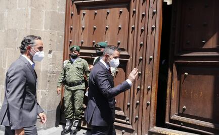 Acude el gobernador de Oaxaca a Palacio Nacional para firmar Acuerdo por la Democracia