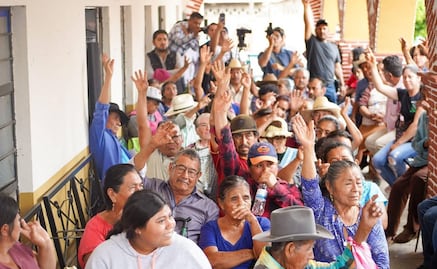 Tres comunidades aprueban construcción del acueducto de la presa Mujer Solteca