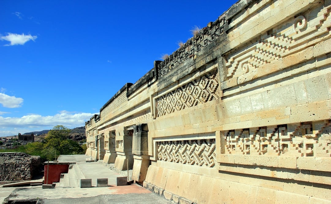 Zona arqueológica de Mitla en Oaxaca. Foto: INAH