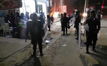 Organizaciones exigen castigar a responsables de desalojo de manifestantes del crucero del Aeropuerto de Oaxaca