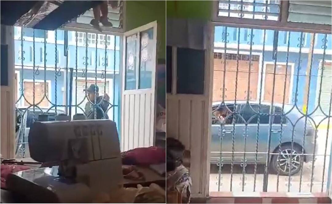 Los hechos ocurrieron en San Martín Mexicapan de la ciudad de Oaxaca. Foto: Tomada de video