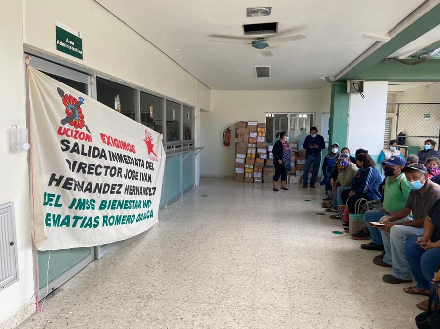 Protestan en el IMSS de Matías Romero, Oaxaca, por muerte de 2 recién nacidos y falta de atención a embarazadas