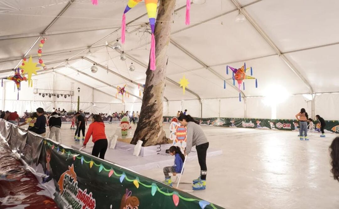 Neri se deslinda de juegos sin medidas de seguridad y pista de hielo; culpa al gobierno de Oaxaca. Foto: Mario Arturo Martínez