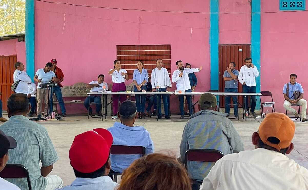 Acuerdan zoques y gobierno de Oaxaca visita de Jara para instalar comisión sobre límites de Los Chimalapas. Foto: Especial