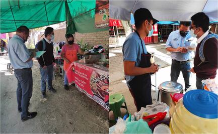 Servicios de Salud realizan vigilancia sanitaria en puestos de alimentos de panteones de la ciudad de Oaxaca
