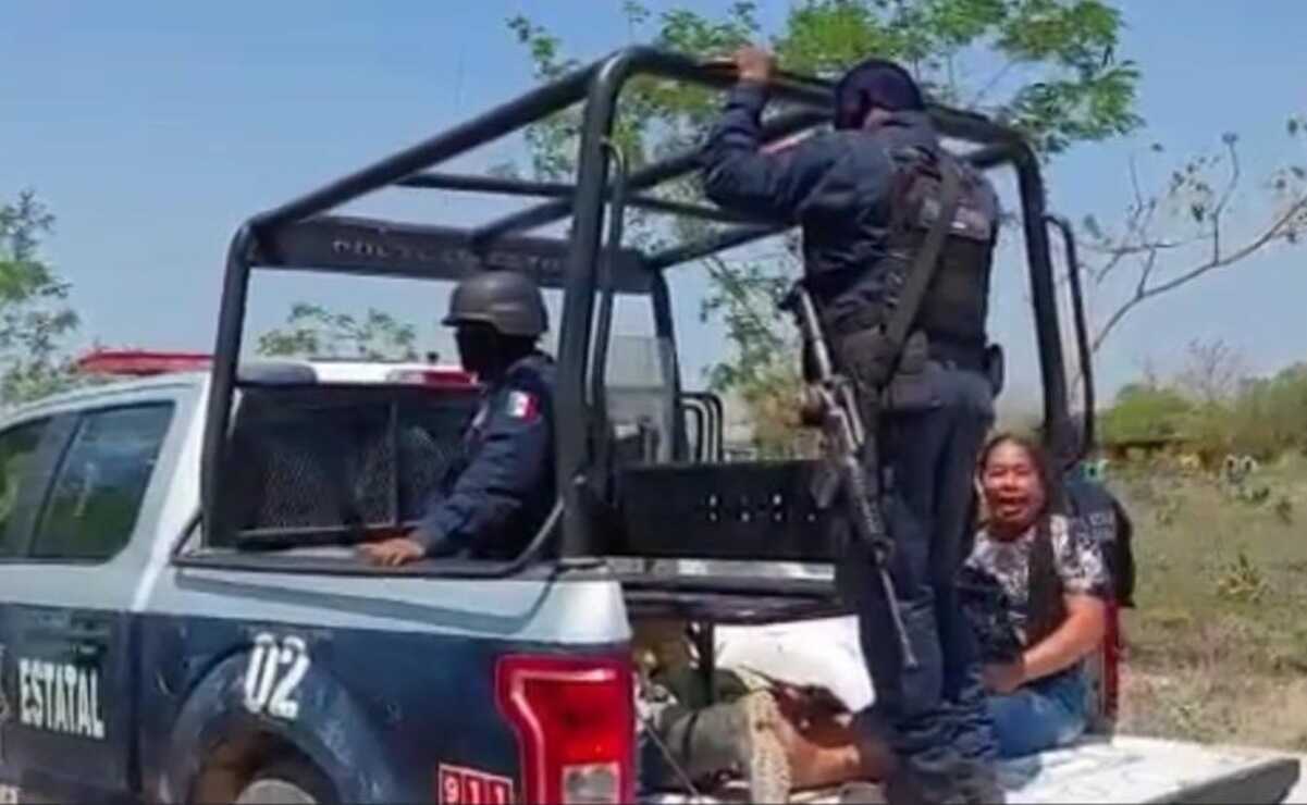 Confirman 6 detenidos tras desalojo de campesinos mixes en vías del Tren Transístmico, Oaxaca