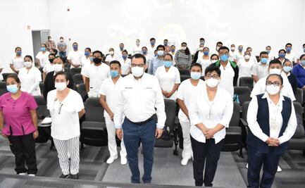 Capacitan a personal médico que atenderá 40 camas para Covid-19, ante llegada del pico de pandemia