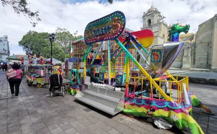 Acuerdan retiro de ferieros del zócalo de Oaxaca; se les permitirá instalarse con aforo de 30%