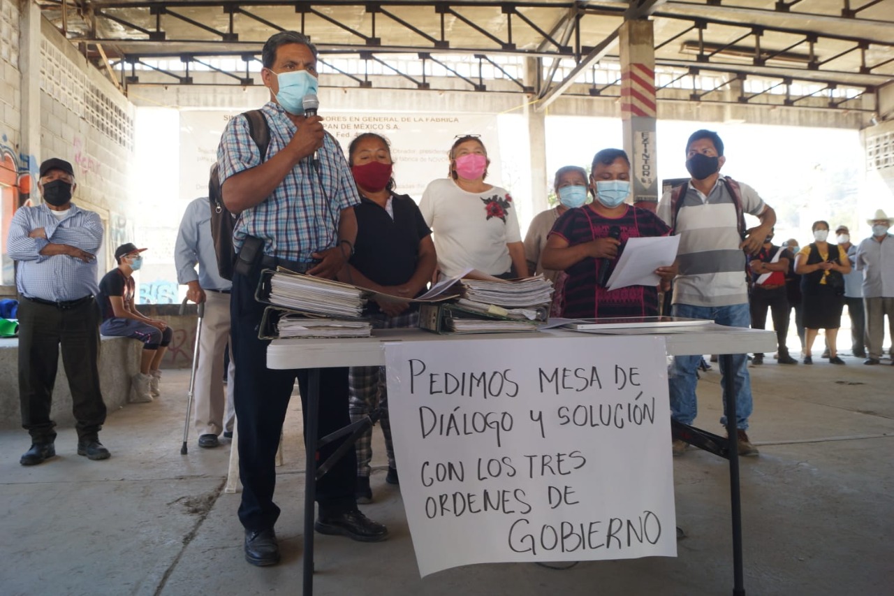 Exfábrica donde proyectan nuevo Archivo Agrario en Oaxaca está en litigio, afirman extrabajadores