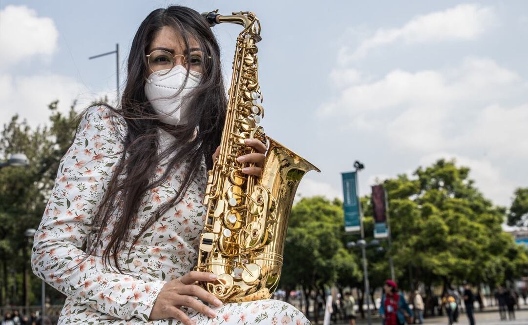 FGR apoyará en caso María Elena Ríos, la saxofonista atacada con ácido en Oaxaca. Foto: Germán Espinosa