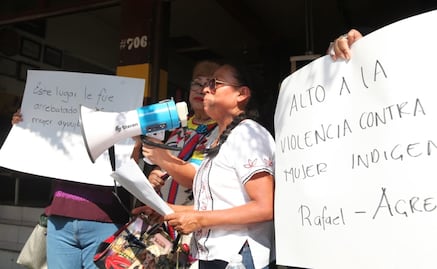 Tras VIDEO donde sufre violencia, empresaria mixe exige la intervención de autoridades para recuperar su taquería