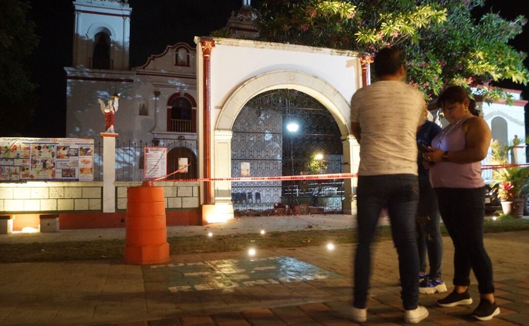 Reportan daños menores en iglesias y carreteras de Oaxaca tras sismo de 6 grados. Foto: Edwin Hernández