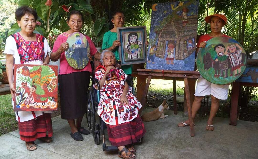 Carmen Javier, la pintora oaxaqueña de 100 años que silenció su voz y guardó medio siglo sus obras. Fotos: Edwin Hernández
